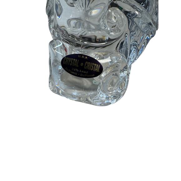 Christmas Sleigh / Crystal / St George Crystal / vintage - Picture 2 of 5